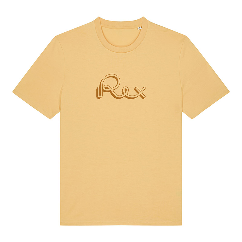 Camiseta “Cine Rex” naranja