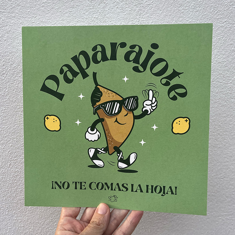 Lámina paparajote murciano