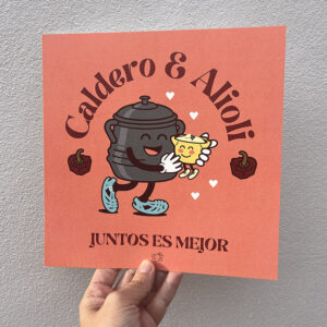 Lámina del Caldero y Alioli