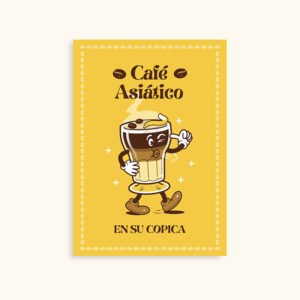 Postal “Café Asiático”