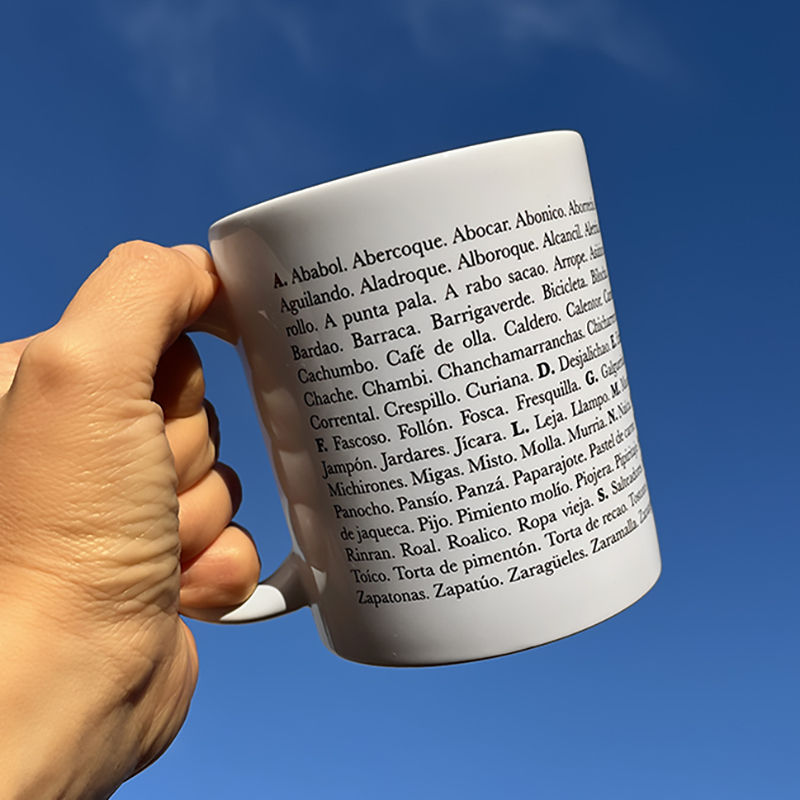 Taza diccionario murciano