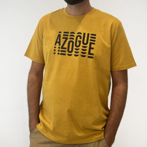 Camiseta azogue color ocre